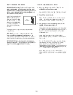 Preview for 19 page of NordicTrack NTEL01310.3 User Manual