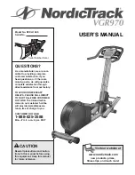 Preview for 1 page of NordicTrack NTEL11990 User Manual