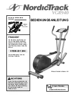 NordicTrack NTEVEL08990 (German) Bedienungsanleitung preview