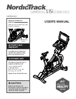 Preview for 1 page of NordicTrack NTEX05119.6 User Manual