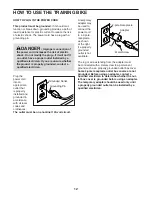 Preview for 12 page of NordicTrack NTEX29017.0 User Manual