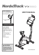 NordicTrack NTIVEX47016.1 User Manual preview