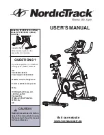 NordicTrack NTIVEX70414.0 User Manual preview