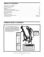 Preview for 2 page of NordicTrack NTL01109.0 User Manual