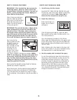 Preview for 16 page of NordicTrack NTL14010.0 1750 User Manual