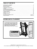 Preview for 2 page of NordicTrack NTL17012.3 User Manual