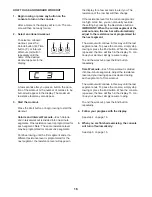 Preview for 16 page of NordicTrack NTRW39121-INT.0 User Manual