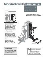 Preview for 1 page of NordicTrack NTS59020 User Manual