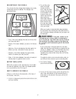 Preview for 7 page of NordicTrack NTXC80181 User Manual