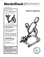 NordicTrack Revitaliz 831.14895.1 User Manual preview