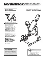 NordicTrack Revitalize 2.0 Inversion Bench User Manual preview