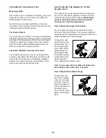 Preview for 16 page of NordicTrack S10i User Manual