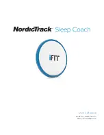 NordicTrack sleep coach NTMPAD16.0 User Manual preview