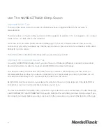 Preview for 9 page of NordicTrack sleep coach NTMPAD16.0 User Manual