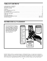 Предварительный просмотр 2 страницы NordicTrack SpaceSaver SE5i User Manual