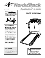 NordicTrack Summit 5500 User Manual preview