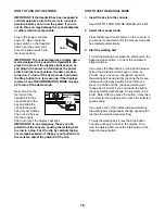 Preview for 16 page of NordicTrack T 20.5 NETL19713.0 User Manual