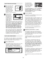 Предварительный просмотр 15 страницы NordicTrack Viewpoint 2800 Treadmill User Manual