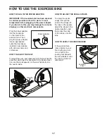 Preview for 17 page of NordicTrack VR Pro NTEX07912.1 User Manual