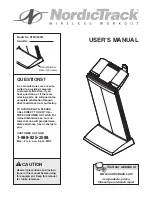 NordicTrack Wireless Workout User Manual preview