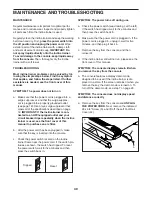 Preview for 40 page of NordicTrack X15i User Manual