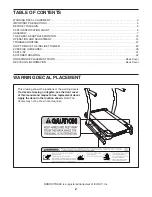 Preview for 2 page of NordicTrack X7i NETL24810.2 User Manual