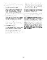 Preview for 17 page of NordicTrack X7i NETL24810.2 User Manual