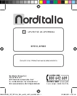 Предварительный просмотр 105 страницы Norditalia BP-510 Operating Manual