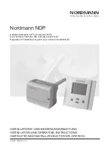 Preview for 1 page of Nordmann Engineering NDP Installation And Operating Instructions Manual