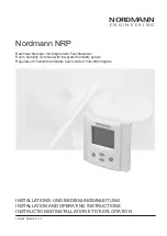 Nordmann Engineering NRP Installation And Operating Instructions Manual preview