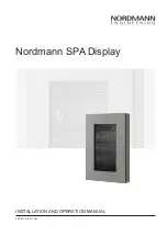 Preview for 1 page of Nordmann Engineering SPA Display Installation And Operation Manual