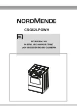 Preview for 32 page of Nordmende CSG62LPGWH Operating And Installation Instructions