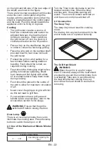 Предварительный просмотр 22 страницы Nordmende CSG63LPGWH User Manual