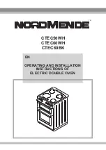 Nordmende CTEC50WH Operating And Installation Instructions preview