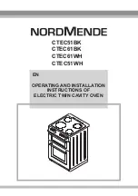 Nordmende CTEC51BK Operating And Installation Instructions предпросмотр