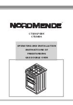 Preview for 1 page of Nordmende CTG50BK Instructions For Operating And Installation