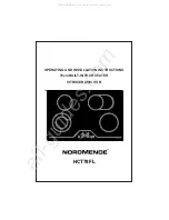 Предварительный просмотр 1 страницы Nordmende HCT78FL Operating And Installation Instructions