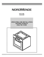 Nordmende SO313BL Operating And Installation Instructions preview