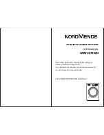 Nordmende WMI1470WH User Manual предпросмотр