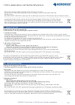 Предварительный просмотр 2 страницы NORDRIDE 1129 Operating Instructions