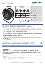 NORDRIDE 2010 VIPER LED Operating Instructions предпросмотр