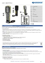 Preview for 1 page of NORDRIDE GRIP PRO Operating Instructions