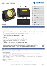 Preview for 1 page of NORDRIDE LOOP POWER Operating Instructions