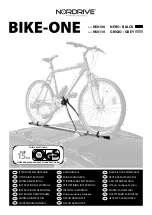 NORDRIVE BIKE-ONE Fitting Instructions Manual предпросмотр