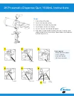 Nordson EFD 2K Pneumatic Dispense Gun Instruction предпросмотр