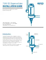 Предварительный просмотр 1 страницы Nordson EFD 754V-SS Installation Manual