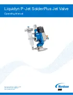 Nordson EFD Liquidyn P-Jet SolderPlus Operating Manual предпросмотр