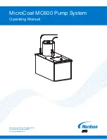 Nordson EFD MicroCoat MC600 Operating Manual предпросмотр