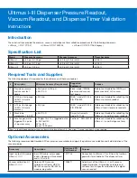 Предварительный просмотр 1 страницы Nordson EFD Ultimus I Instructions