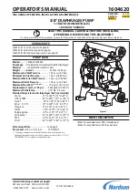 Nordson 1604629 Operator'S Manual предпросмотр